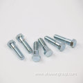 Yellow Zinc Plated Half Thread Hex Head Bolt